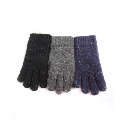 Gloves Men Speckled Yarn